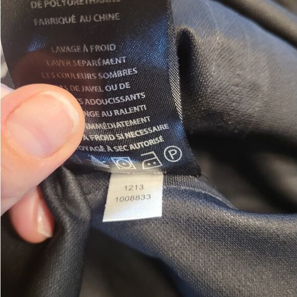 FootJoy DryJoys Tour XP Golf Pullover M Black 1/2 Zip Waterproof – Flaw - Picture 9 of 13